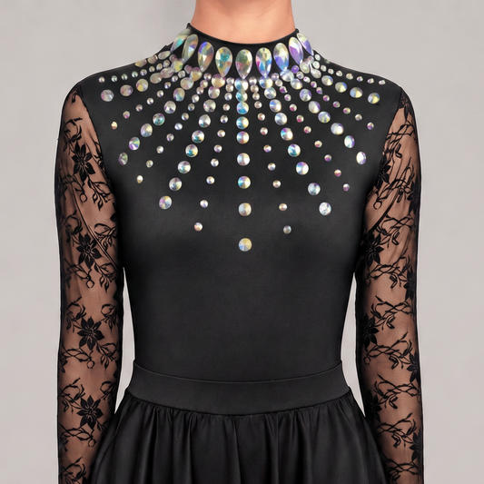 Sunset Embellished Irish Dance Leotard