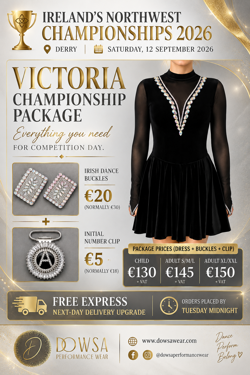Victoria Championship Package – Ireland's Northwest Championships 2026