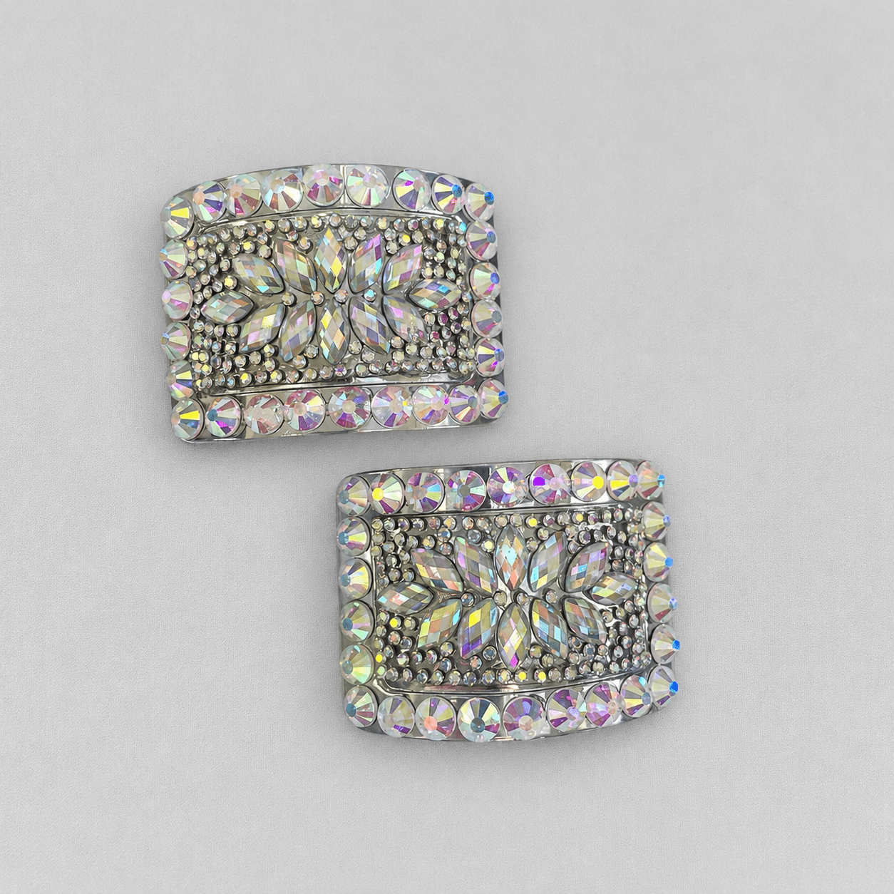 AB Rhinestone Irish Dance Shoe Buckles - Dowsa Performance Wear