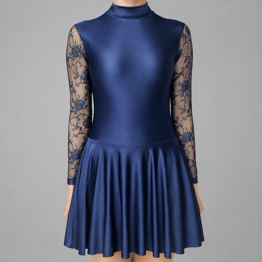 Classic Lace Sleeve Irish Dance Dress - Dowsa Performance Wear