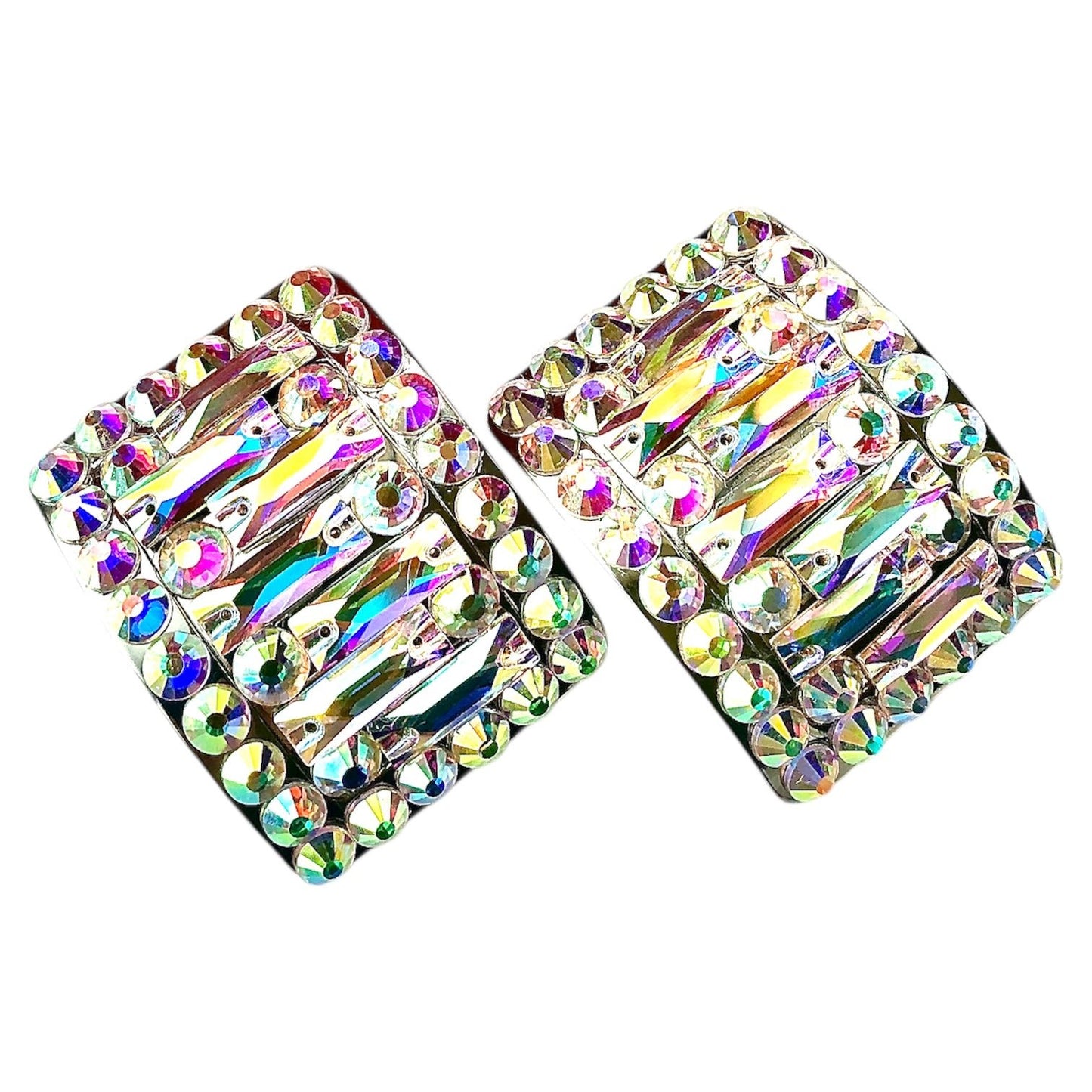 Irish Dance Jig Shoe AB Rhinestone Buckles - Dowsa Performance Wear
