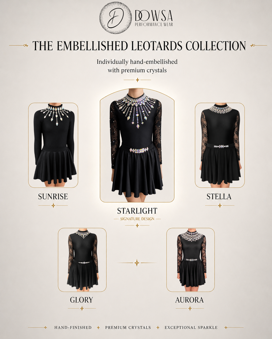 Embellished Leotards
