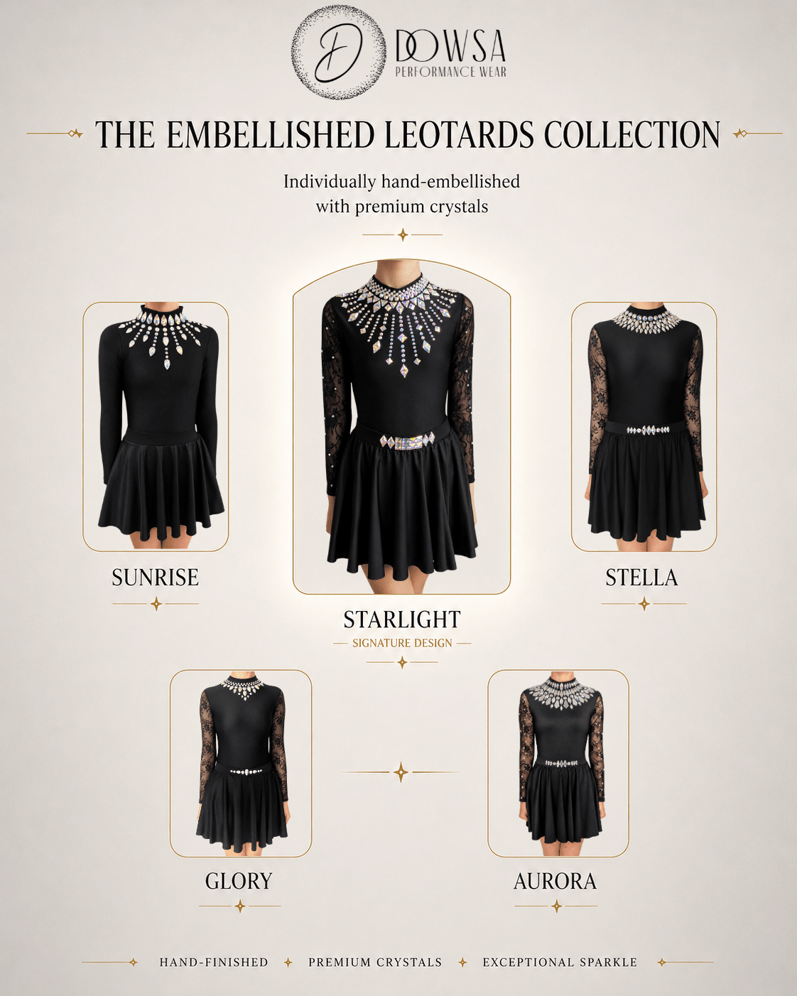 Embellished Leotards
