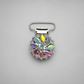 Glass Crystal Flower Irish Dance Number Clip