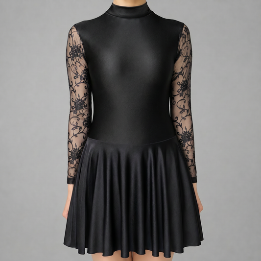Classic Lace Sleeve Irish Dance Dress - Colour Choices