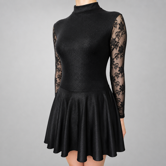 Classic Lace Sleeve Irish Dance Dress - Dowsa Performance Wear