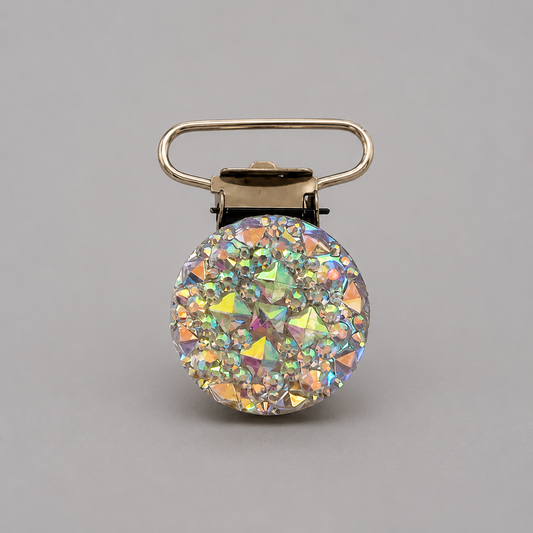 AB Resin Rhinestone Irish Dance Number Clip