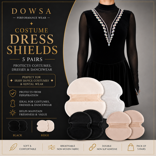 Disposable Dress Shields - 5 pairs - Costume and Dancewear Protection