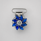 Glass Crystal Flower Irish Dance Number Clip