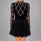 Freya Embellished Irish Dance Leotard - Black