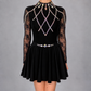 Freya Embellished Irish Dance Leotard - Black