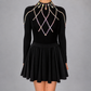 Freya Embellished Irish Dance Leotard - Black