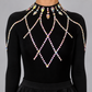 Freya Embellished Irish Dance Leotard - Black