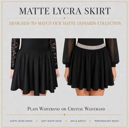 Matte Lycra Irish Dance Skirt