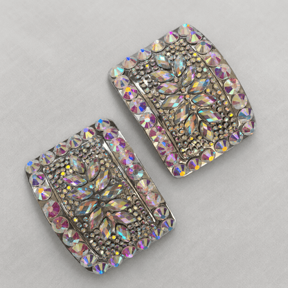 AB Rhinestone Irish Dance Shoe Buckles - Dowsa Performance Wear