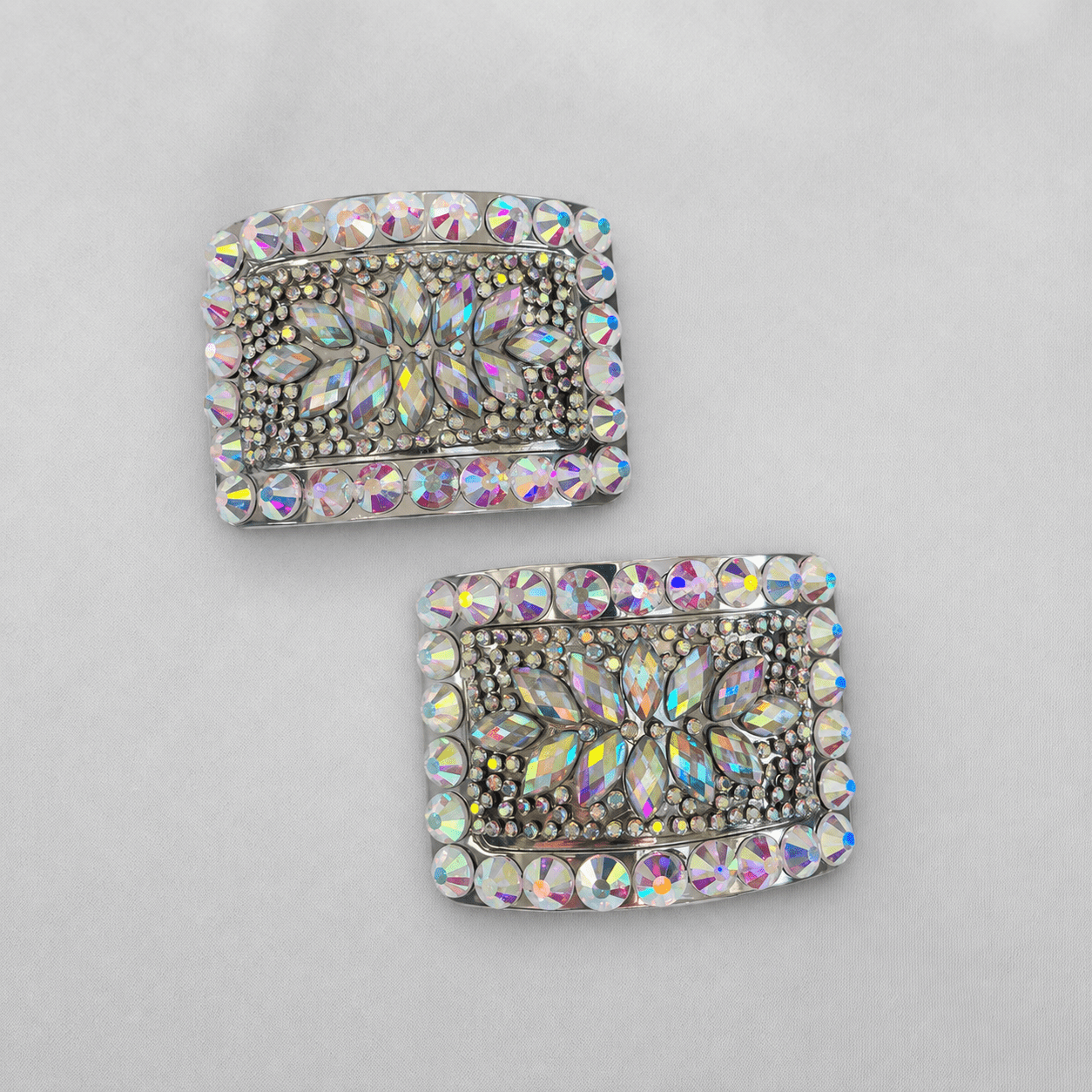 AB Rhinestone Irish Dance Shoe Buckles - Dowsa Performance Wear