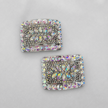 AB Rhinestone Irish Dance Shoe Buckles - Dowsa Performance Wear