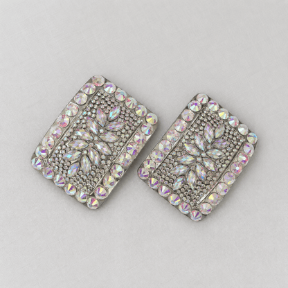 AB Rhinestone Irish Dance Shoe Buckles - Dowsa Performance Wear