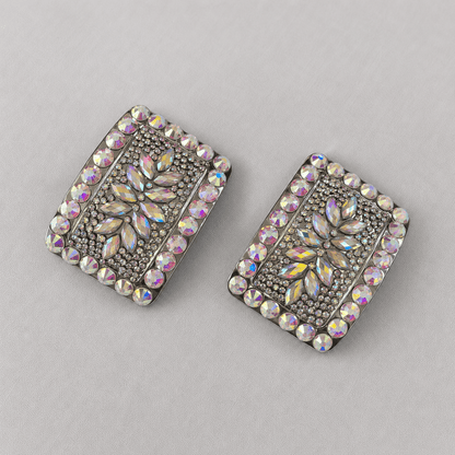 AB Rhinestone Irish Dance Shoe Buckles - Dowsa Performance Wear