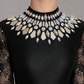 Aurora Black Embellished Irish Dance Leotard - Dowsa Performance Wear
