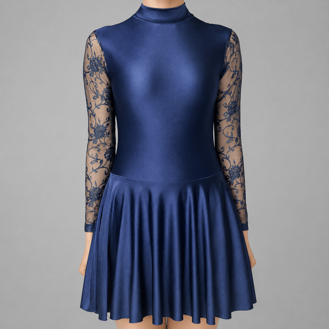 Classic Lace Sleeve Irish Dance Dress - Dowsa Performance Wear