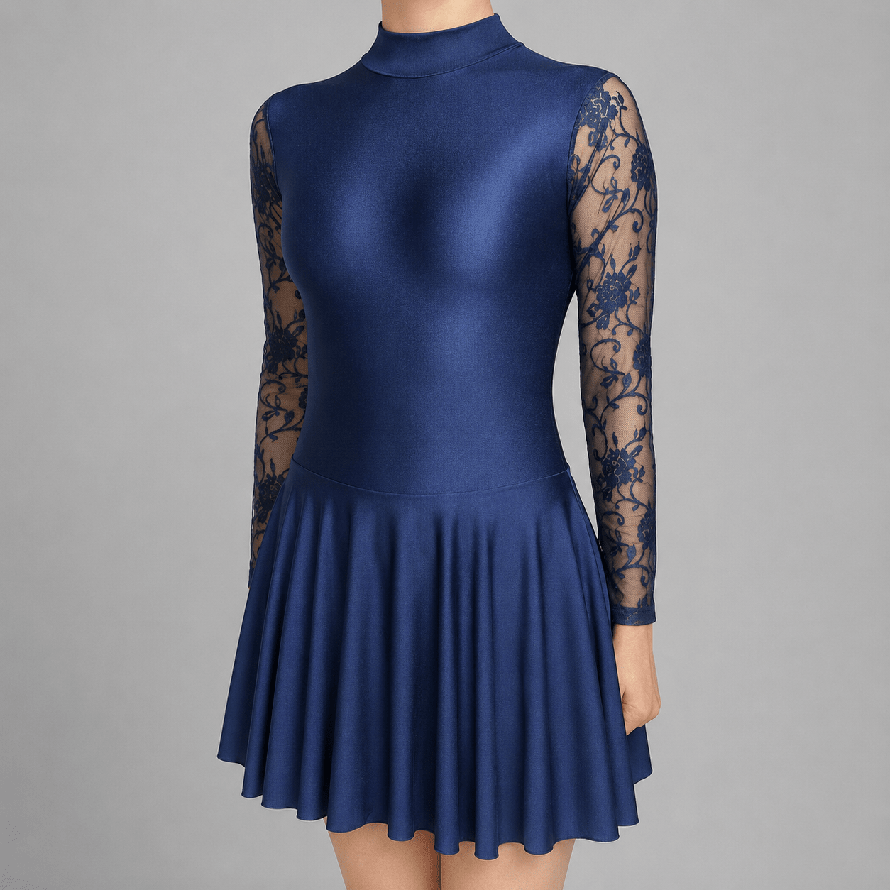 Classic Lace Sleeve Irish Dance Dress - Dowsa Performance Wear