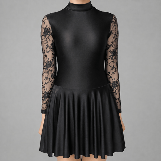 Classic Lace Sleeve Irish Dance Dress - Colour Choices - Dowsa Performance Wear