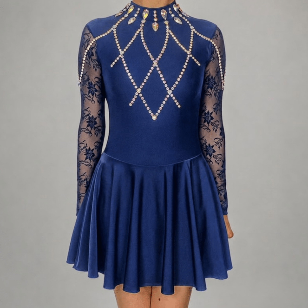 Freya Embellished Irish Dance Dress - Dowsa Performance Wear