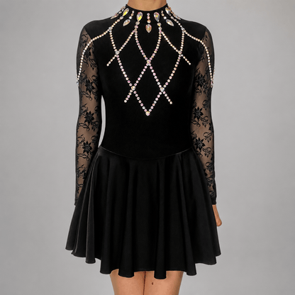 Freya Embellished Irish Dance Dress - Dowsa Performance Wear