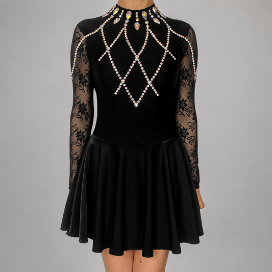 Freya Embellished Irish Dance Dress - Dowsa Performance Wear