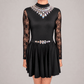 Glory Black Embellished Irish Dance Leotard - Dowsa Performance Wear