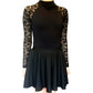 Irish Dance "GEMMA" Embellished /Plain Lace Sleeve Matte Lycra Leotard (Skirt is NOT included) - Dowsa Performance Wear