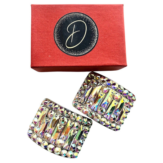 Irish Dance Jig Shoe AB Rhinestone Buckles - Dowsa Performance Wear