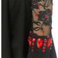 Irish Dance "SCARLET" Embellished Matt Lycra Leotard with Lace Sleeves - Dowsa Performance Wear