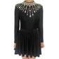 Irish Dance "STARLIGHT" Embellished Lace Sleeves Leotard - Dowsa Performance Wear