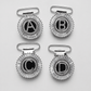 Personalised Cubic Zirconia Initial Irish Dance Number Clip - Dowsa Performance Wear