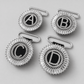 Personalised Cubic Zirconia Initial Irish Dance Number Clip - Dowsa Performance Wear