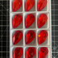 Premium K9 Sew - on TEARDROP Glass Gemstones / Crystal Non - Hotfix Flatback Rhinestones - Dowsa Performance Wear