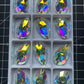 Premium K9 Sew - on TEARDROP Glass Gemstones / Crystal Non - Hotfix Flatback Rhinestones - Dowsa Performance Wear