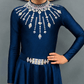 Starlight Embellished Irish Dance Leotard - Navy - Dowsa Performance Wear