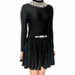 Stella Black Embellished irish Dance Leotard - Dowsa Performance Wear