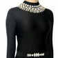 Stella Black Embellished irish Dance Leotard - Dowsa Performance Wear