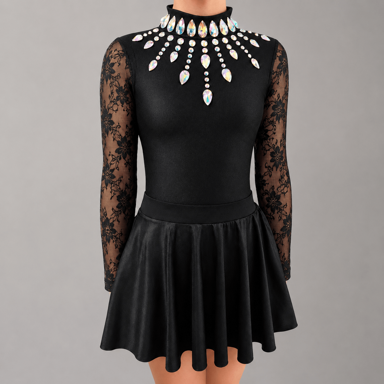 Sunrise Embellished Irish Dance Leotard - Dowsa Performance Wear
