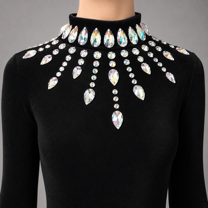 Sunrise Embellished Irish Dance Leotard - Dowsa Performance Wear