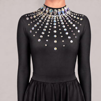Sunset Embellished Irish Dance Leotard - Dowsa Performance Wear