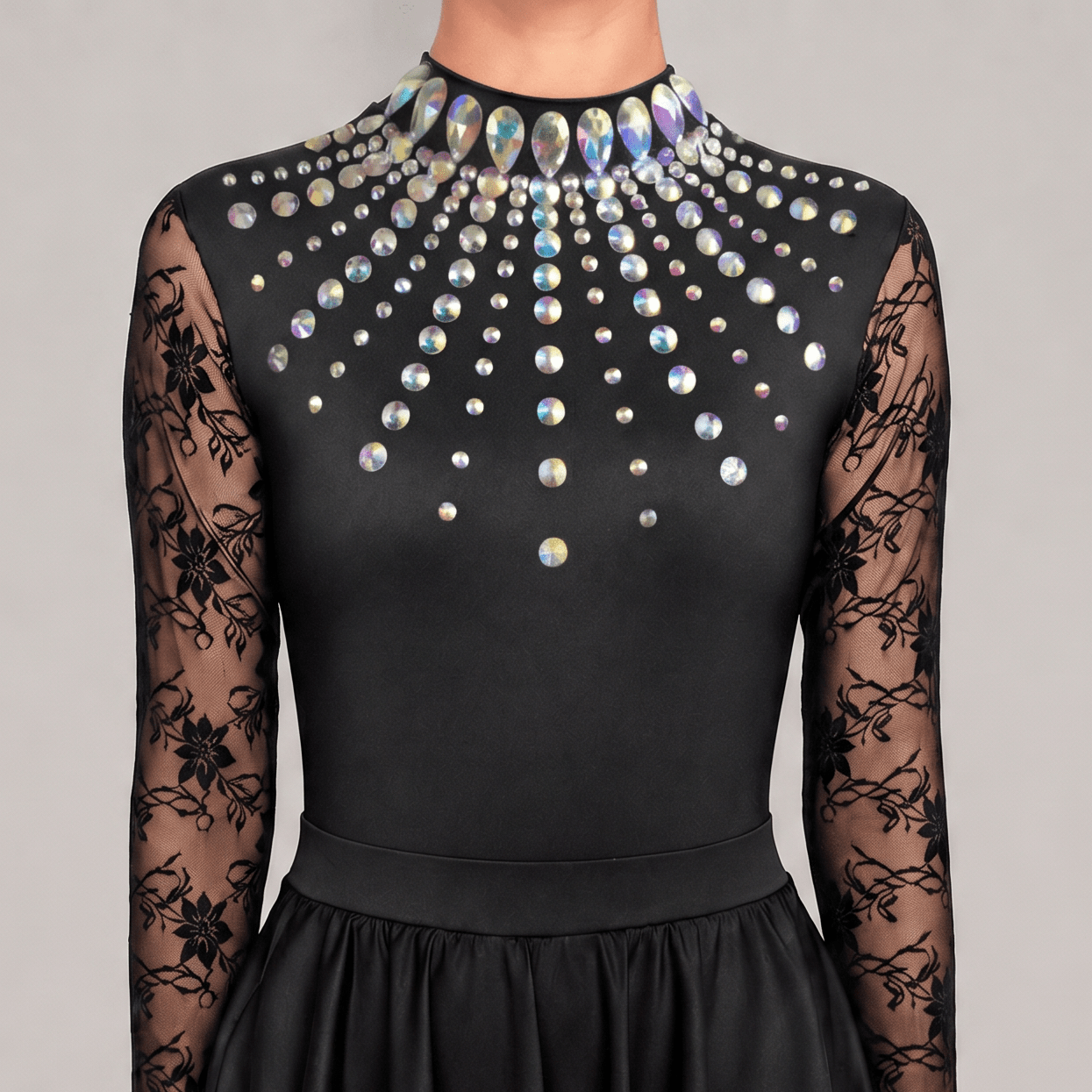 Sunset Embellished Irish Dance Leotard - Dowsa Performance Wear