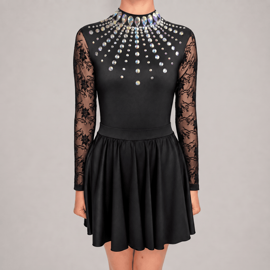 Sunset Embellished Irish Dance Leotard - Dowsa Performance Wear
